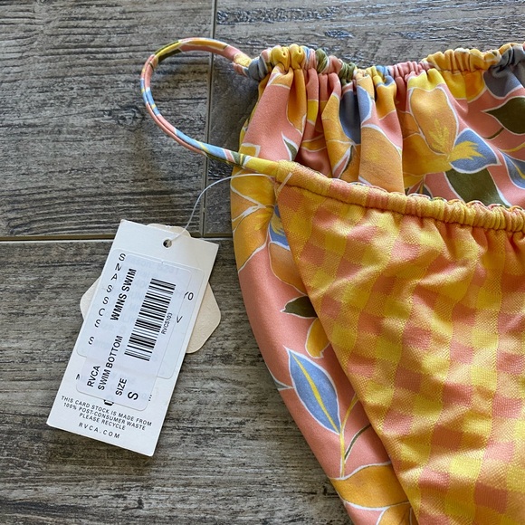 RVCA Sunkissed Reversible Bikini Bottom - Small - Picture 6 of 6